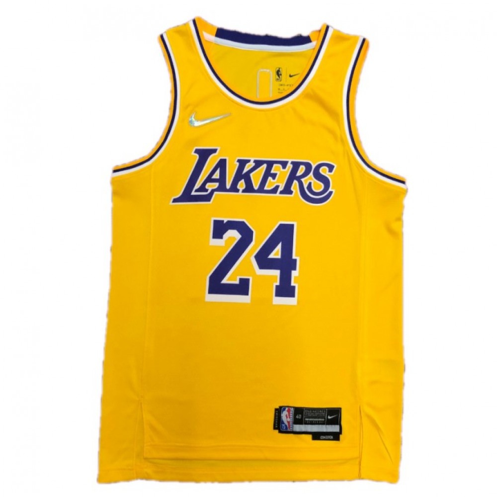 Men's Los Angeles Lakers Kobe Bryant #24 Gold 2021/22 Swingman Jersey - Icon Edition-Pro Kit Vault | Brand New 26/27 Sports Jerseys